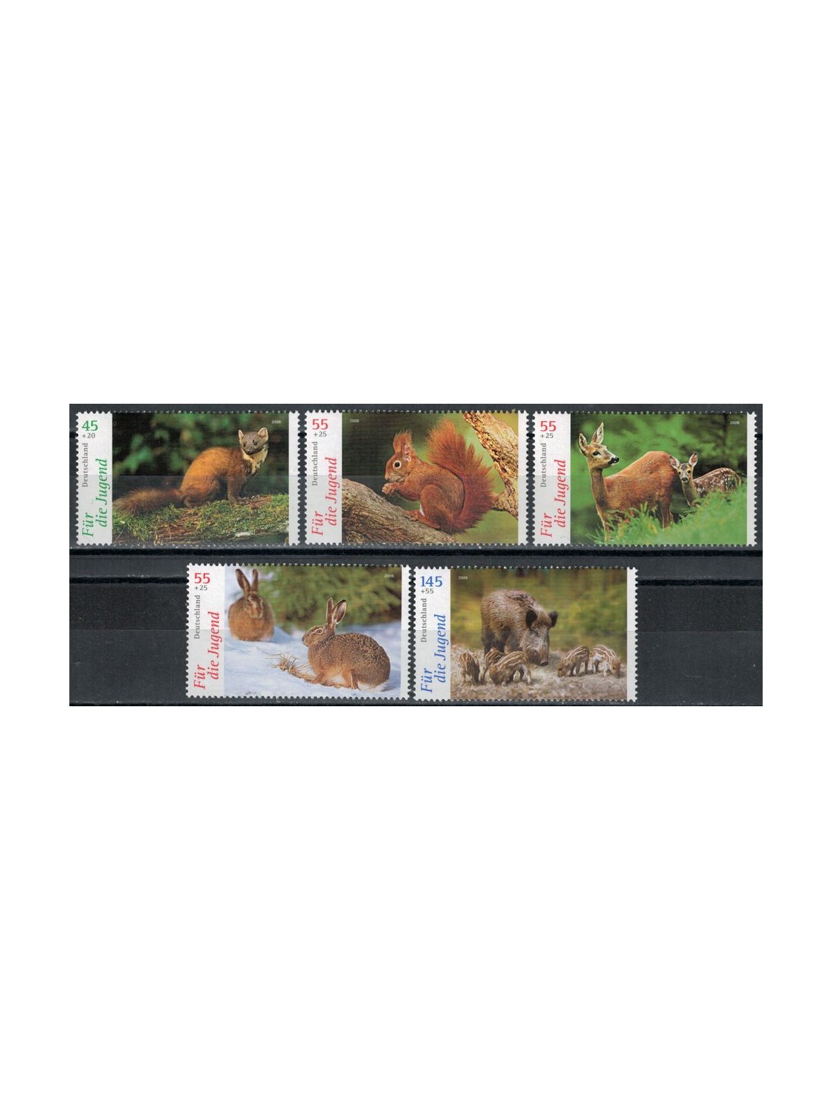 GERMANIA BRD 2006 Pro gioventù, fauna endemica 5v MNH**
