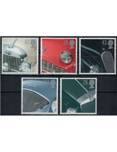 GREAT BRITAIN 1996 Sports cars 5v MNH**