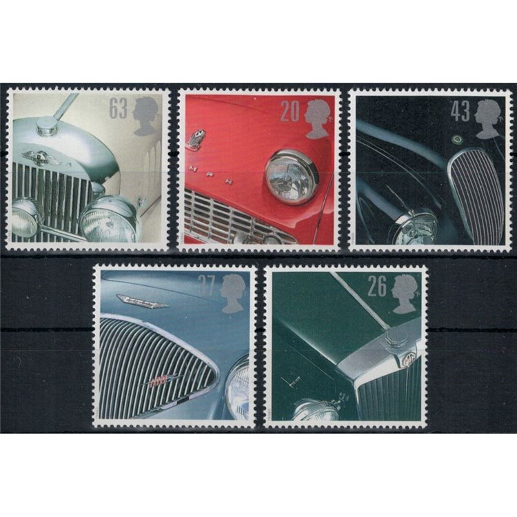 GREAT BRITAIN 1996 Sports cars 5v MNH**