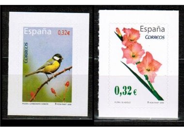 SPAIN 2009 Fauna and flora 2v MNH**