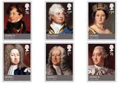 GREAT BRITAIN 2011 Kings & Queens, House of Hanover 6v MNH**