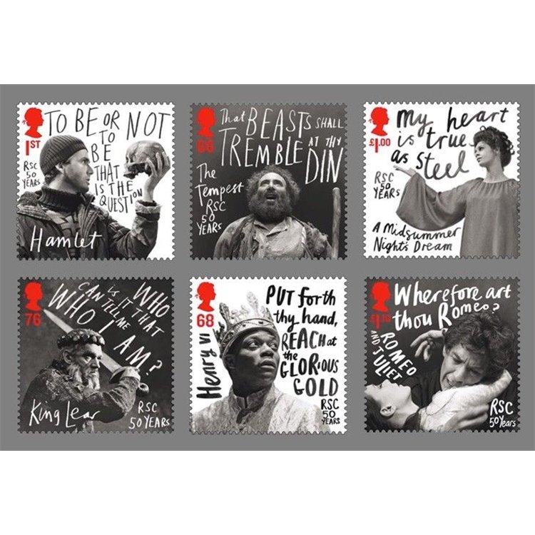 GRAN BRETAGNA 2011 Royal Shakespeare Company 6v MNH**