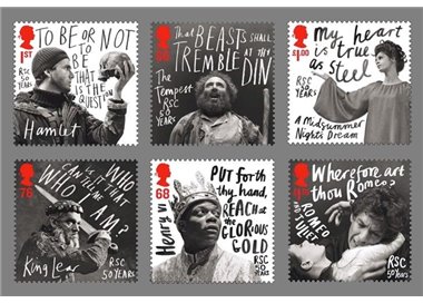 GREAT BRITAIN 2011 Royal Shakespeare Company 6v MNH**