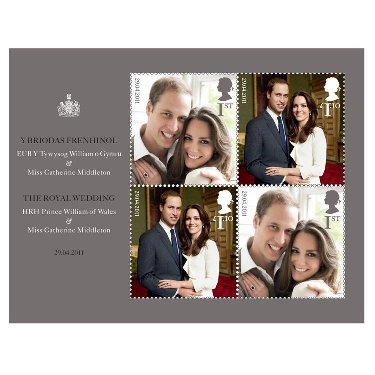 GREAT BRITAIN 2011 Royal Wedding, William & Kate s/s MNH**