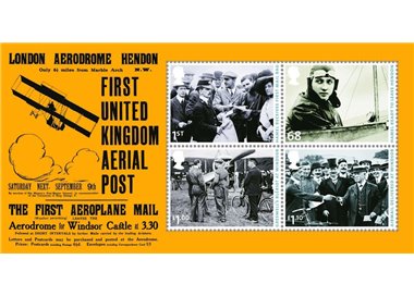GREAT BRITAIN 2011 Centenary of Airmail s/s MNH**