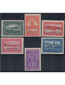 JUGOSLAVIA 1932 Campionati europei di canottaggio 6v MNH**