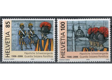 SWITZERLAND 2005 Pontifical Swiss Guard 2v MNH**