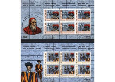 SVIZZERA 2005 Guardia Svizzera Pontificia 2 MF MNH**