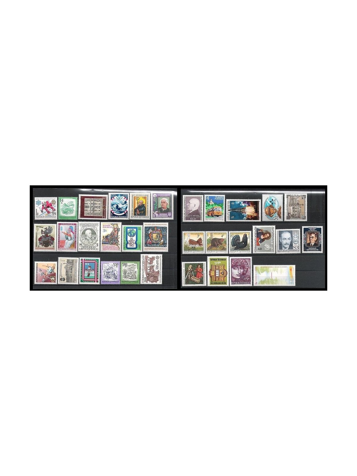 AUSTRIA 1982 Complete vintage 33v MNH**