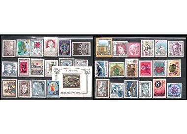 AUSTRIA 1983 Complete vintage 34v + 1 s/s MNH**