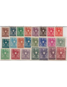 AUSTRIA 1945 Stemma, serie ordinaria 23v MNH**