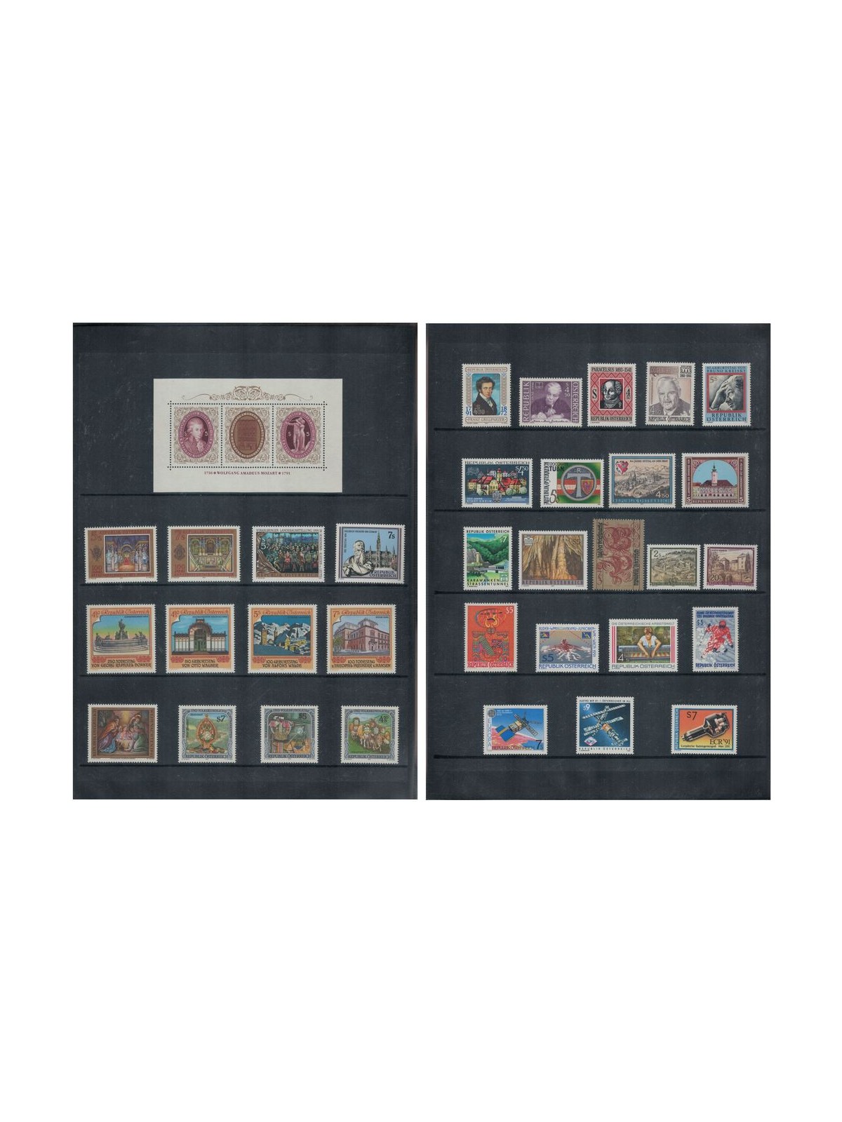 AUSTRIA 1991 Annata completa 33v + 1 BF MNH**