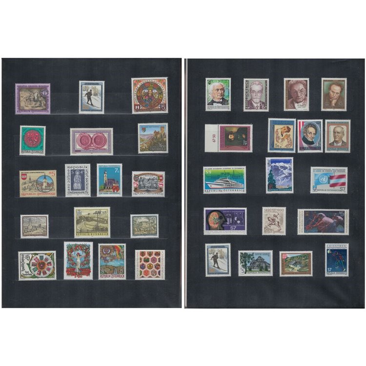 AUSTRIA 1990 Annata completa 35v MNH**
