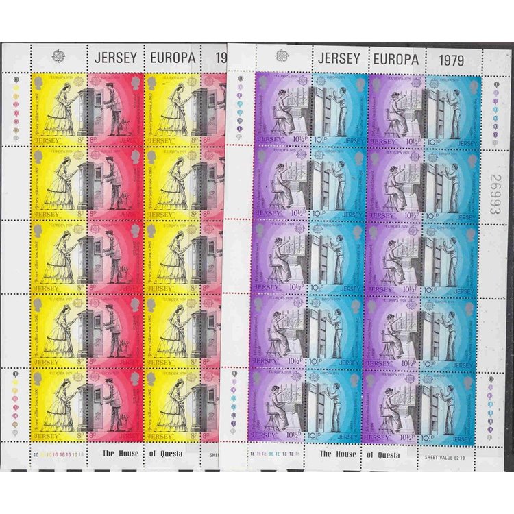 JERSEY 1979 Europa 2 MF MNH**