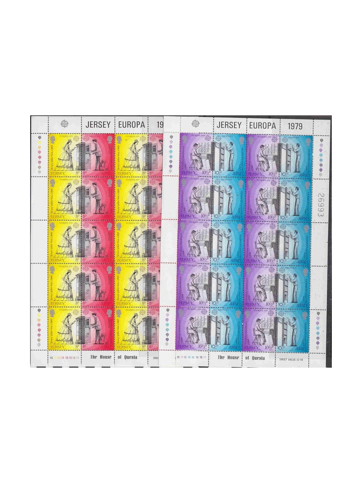 JERSEY 1979 Europe 2 m/s MNH**