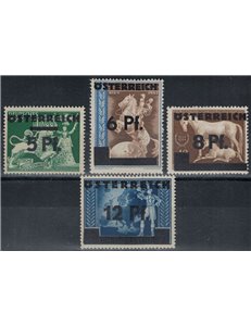 AUSTRIA 1945 Francobolli di Germania soprastampati 4v MNH**