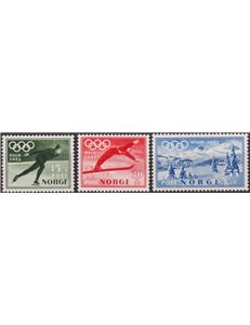 NORWAY 1951 Propaganda for the Olympics 3v MH*