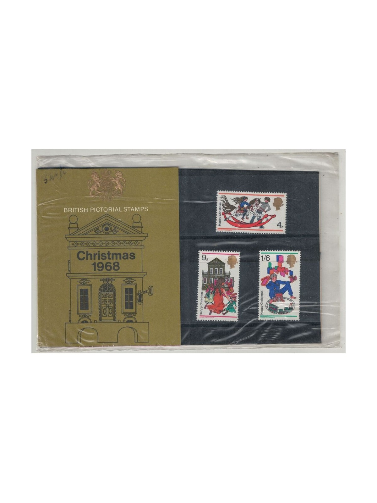 GREAT BRITAIN 1968 Christmas, Presentation pack 3v MNH**