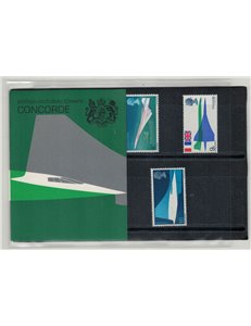 GREAT BRITAIN 1969 Concorde, Presentation pack 3v MNH**