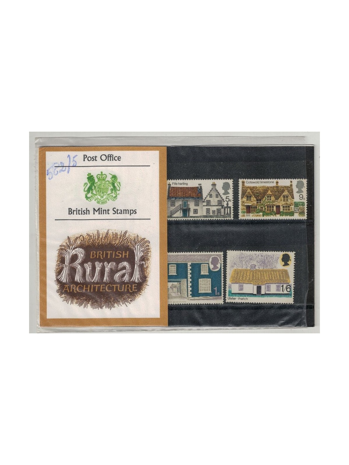GREAT BRITAIN 1970 Rural Architecture, Presentation pack 4v MNH**