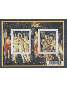 FRANCE 2010 Art (Sandro Botticelli) s/s MNH**