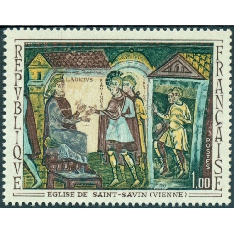 FRANCIA 1969 Arte (Chiesa di San Savino) MNH**