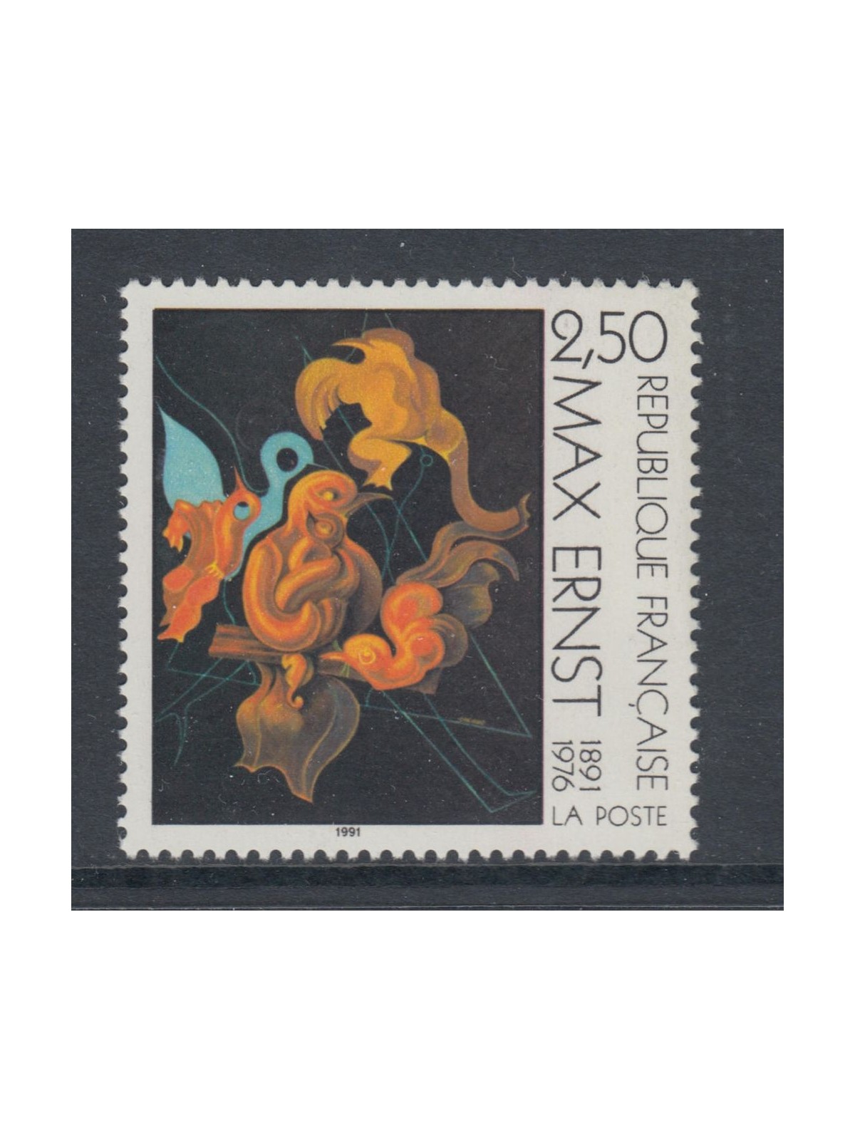 FRANCIA 1991 Arte (Max Ernst, Après nous la maternité) MNH**
