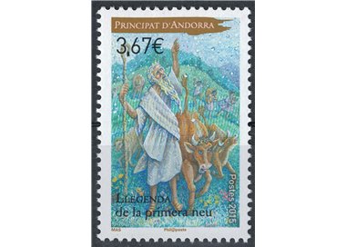 ANDORRA FRENCH 2015 Legend of the first snow MNH**