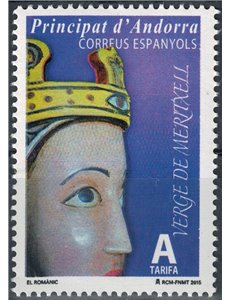 ANDORRA SPAGNOLA 2015 Vergine di Meritxell MNH**