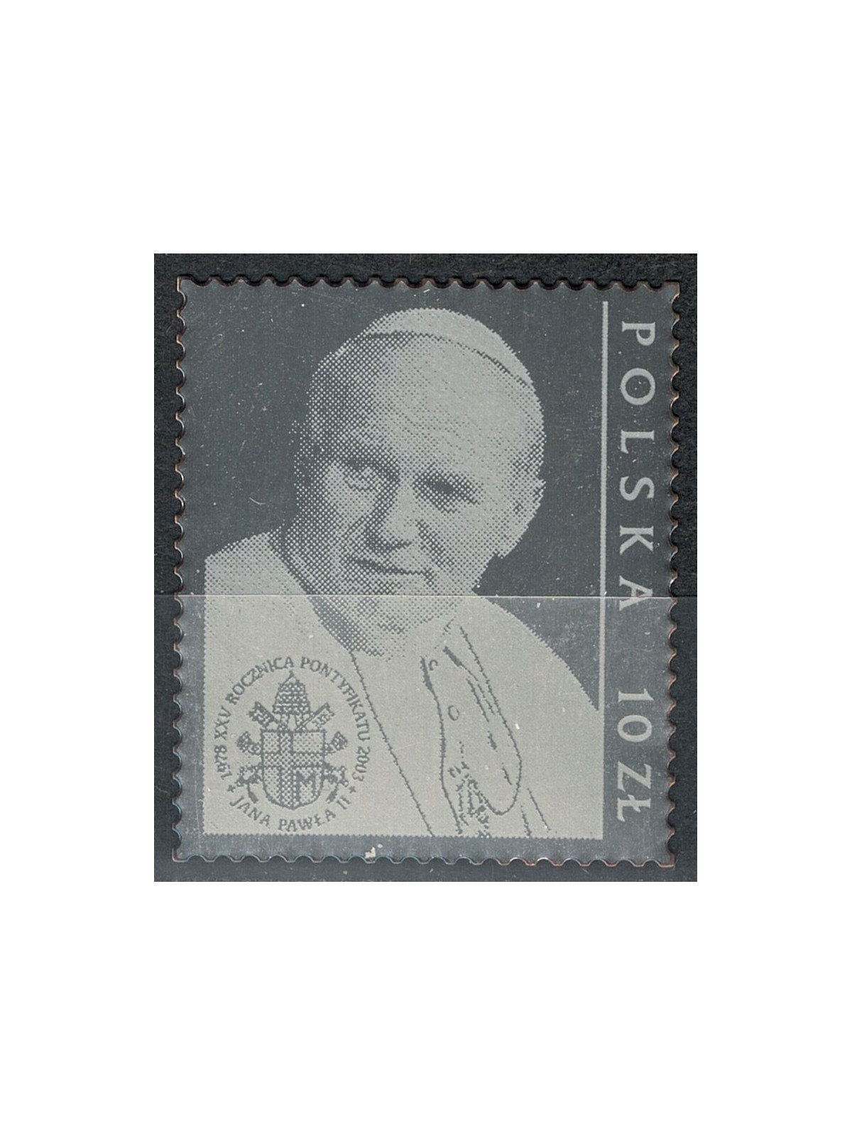 POLONIA 2003 Pontificato di Giovanni Paolo II (argento) MNH**