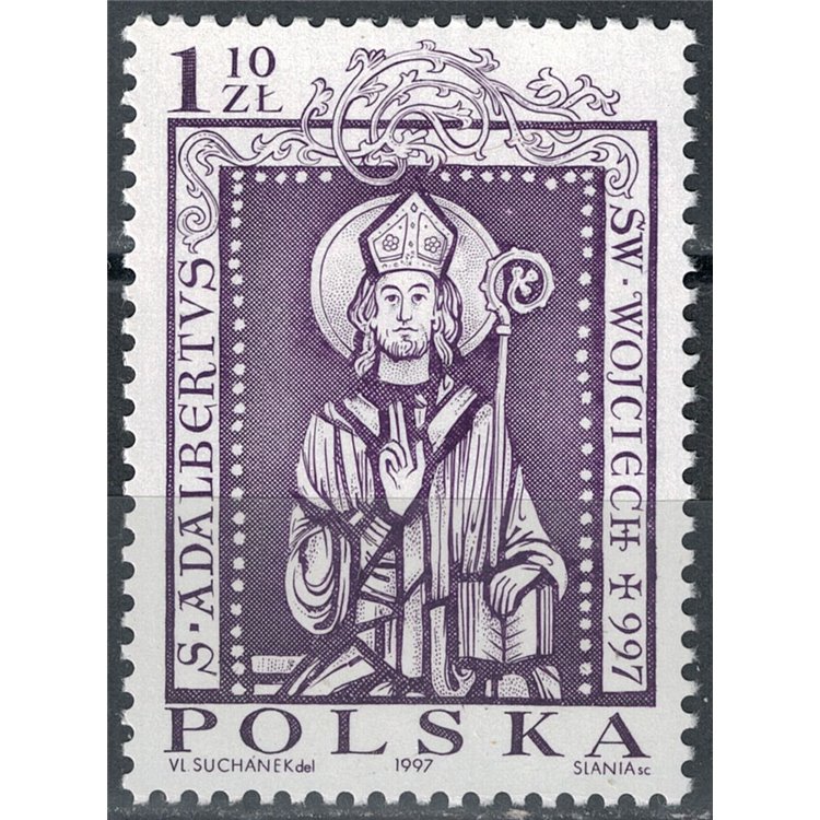 POLONIA 1997 Sant'Adalberto da Praga MNH**