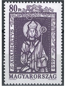 HUNGARY 1997 St. Adalbert of Prague MNH**
