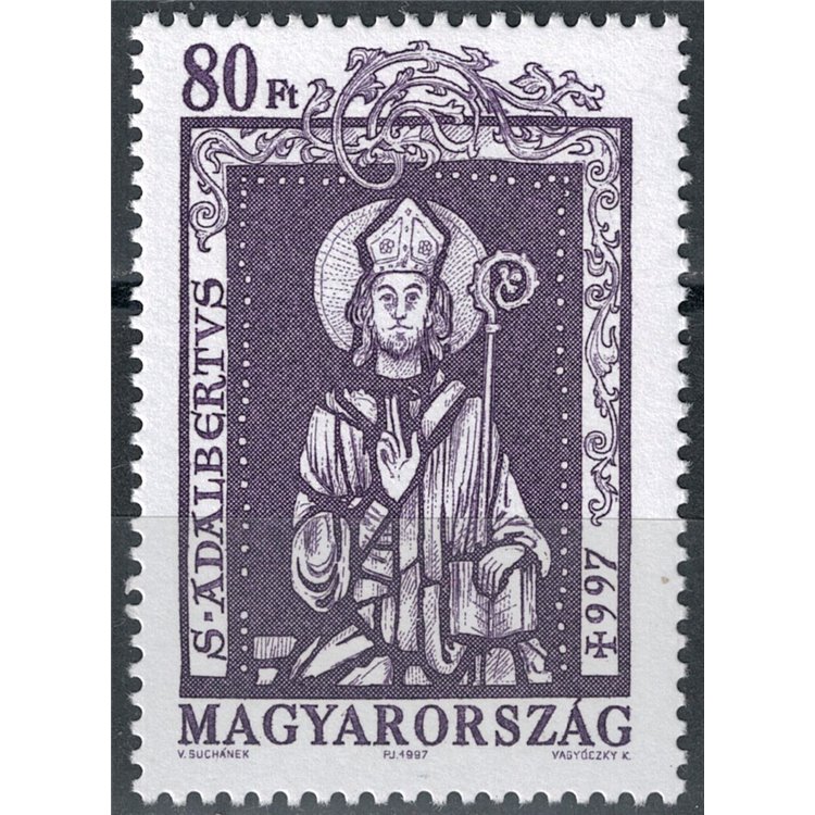 UNGHERIA 1997 Sant'Adalberto da Praga MNH**