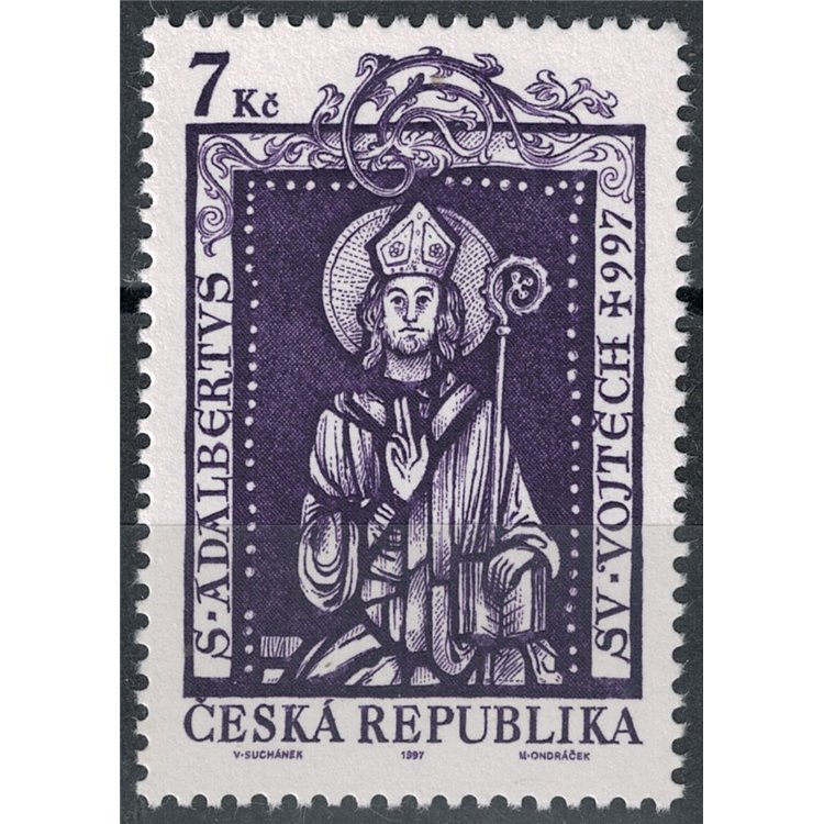 CZECH REPUBLIC 1997 St. Adalbert of Prague MNH**