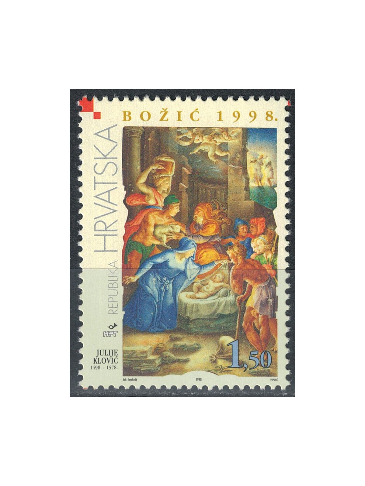CROATIA 1998 Christmas MNH**