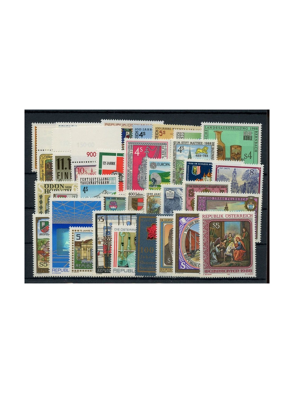 AUSTRIA 1988 Complete vintage 35v MNH**