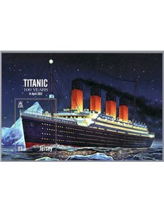 JERSEY 2012 Titanic s/s MNH**