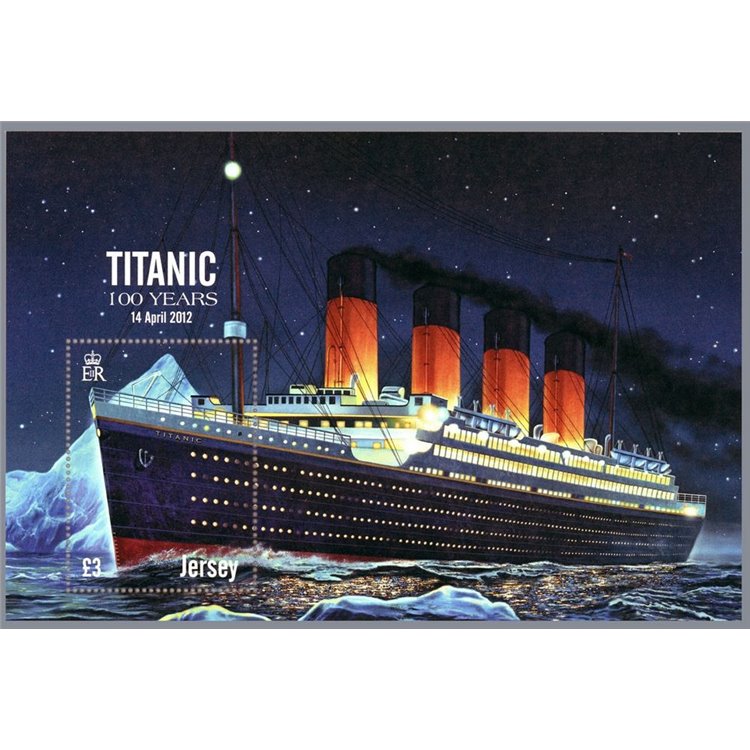 JERSEY 2012 Titanic BF MNH**