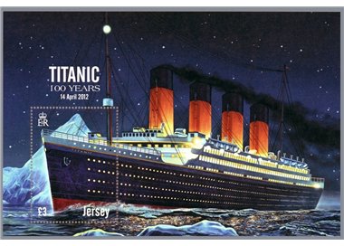JERSEY 2012 Titanic BF MNH**
