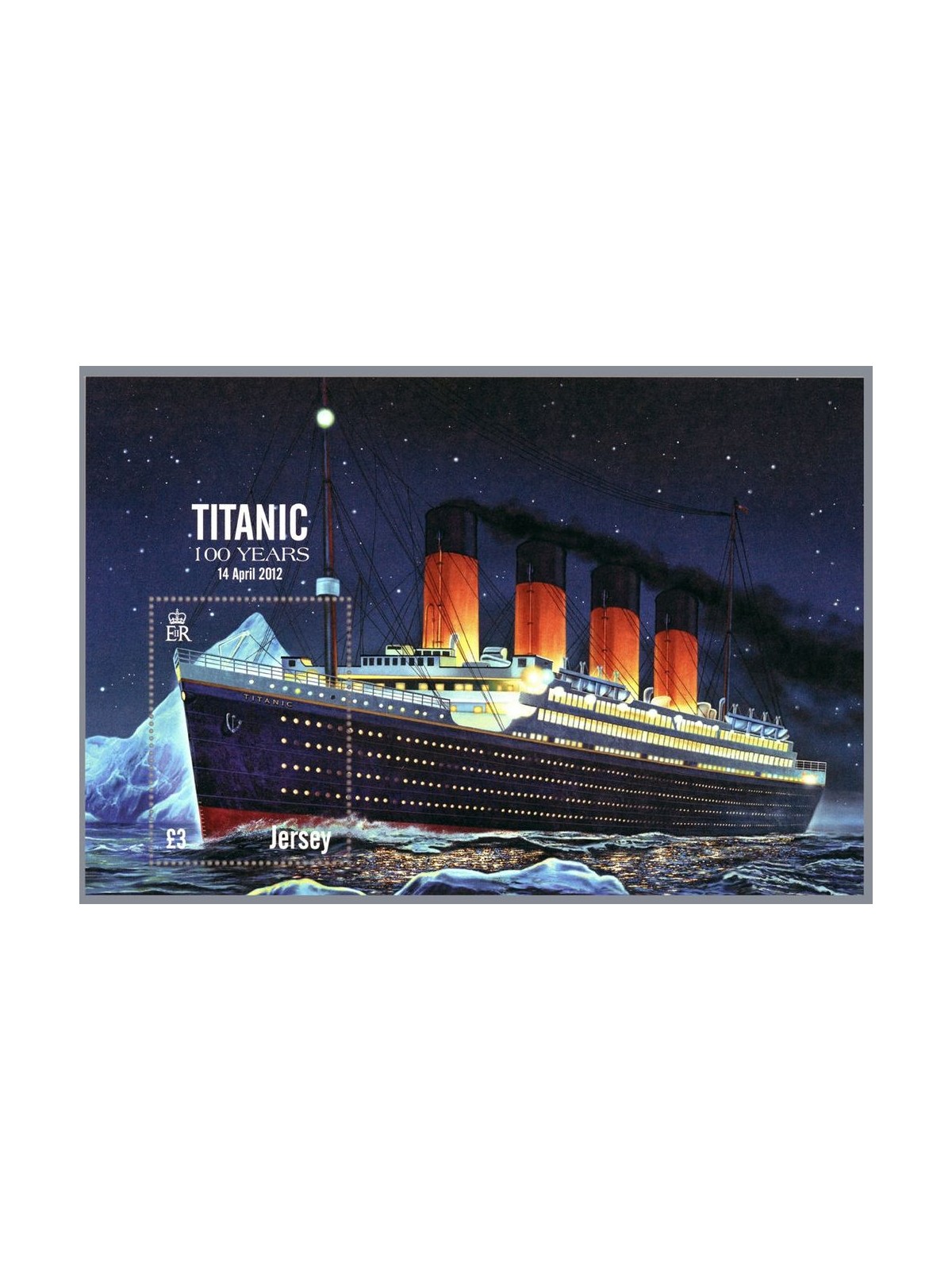 JERSEY 2012 Titanic s/s MNH**