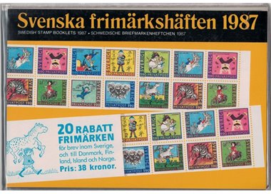 SWEDEN 1987 Complete year of booklets MNH**