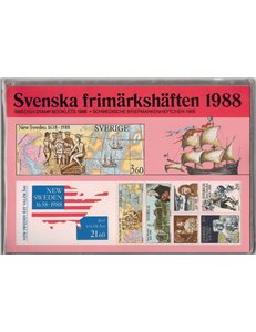 SVEZIA 1988 Annata completa di libretti MNH**