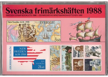 SWEDEN 1988 Complete year of booklets MNH**
