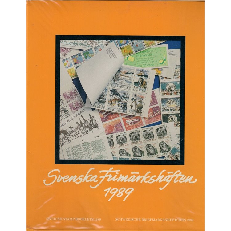 SWEDEN 1989 Complete year of booklets MNH**