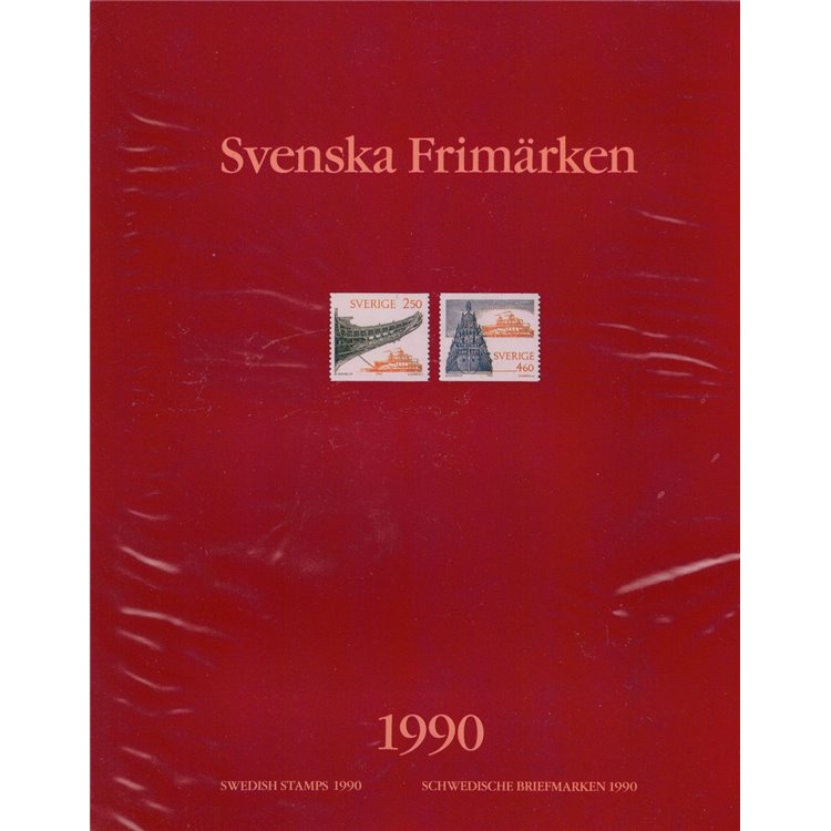 SWEDEN 1990 Complete year 69v MNH**