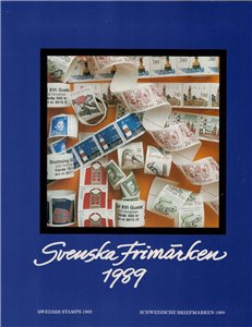 SWEDEN 1989 Complete year set 62v MNH**