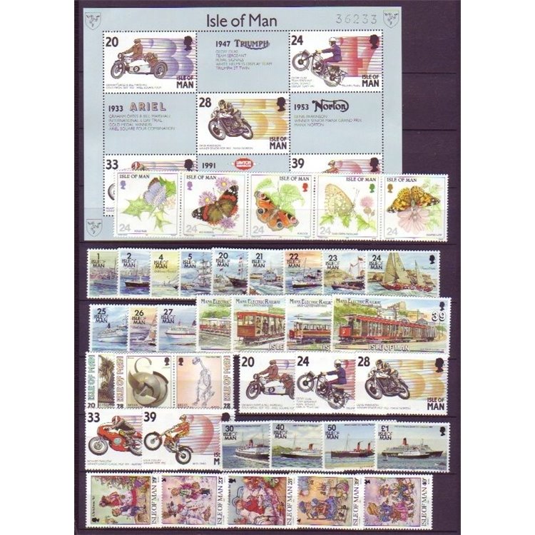 MAN 1993 Annata Completa - Complete Yearset 39v + 1 BF MNH**