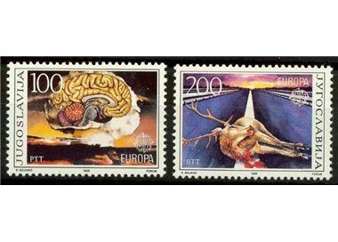 YUGOSLAVIA 1986 Europe 2v MNH**