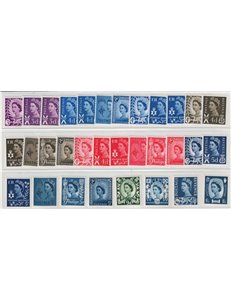 GREAT BRITAIN 1967-70 Elizabeth II and regional symbols 32v MNH**