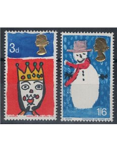GREAT BRITAIN 1966 Christmas 2v MNH**